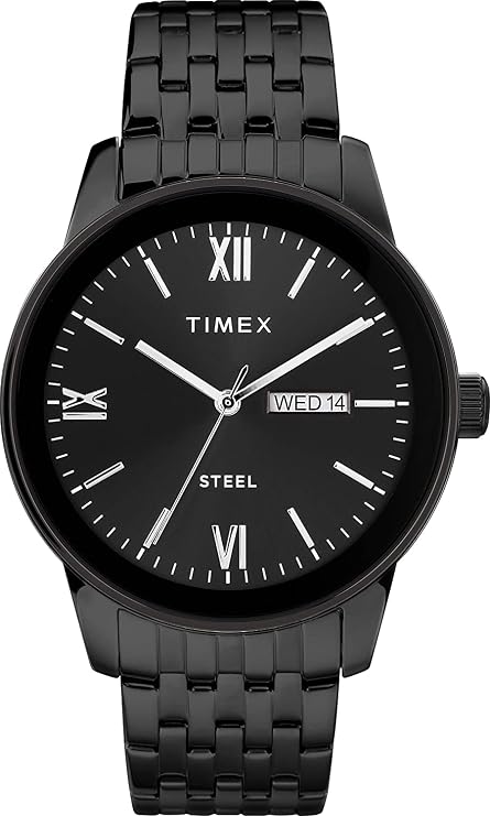TIMEX Trend Round 41mm Black Dial Analog Men Watch - TW2T50400AP