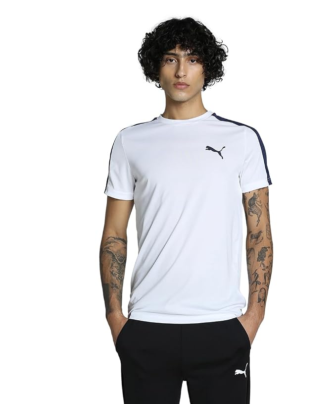 Puma Men Cotton Printed Classic Fit Tees