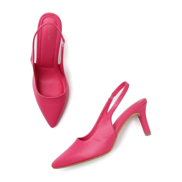 Marc Loire Women's Slip on Casual Solid Pumps Heels